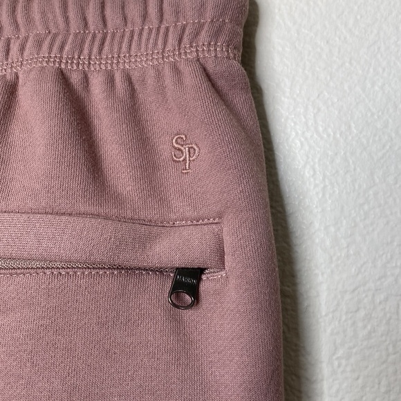 Maison Article fleece jogger sweat pants women’s large mauve blush shoe palace - Picture 5 of 7